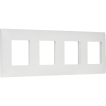 Рамка 4-местная IEK SKANDY SK-F04W арктический белый SK-M42-K01