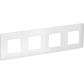 Рамка 4-местная IEK SKANDY SK-F04W арктический белый
